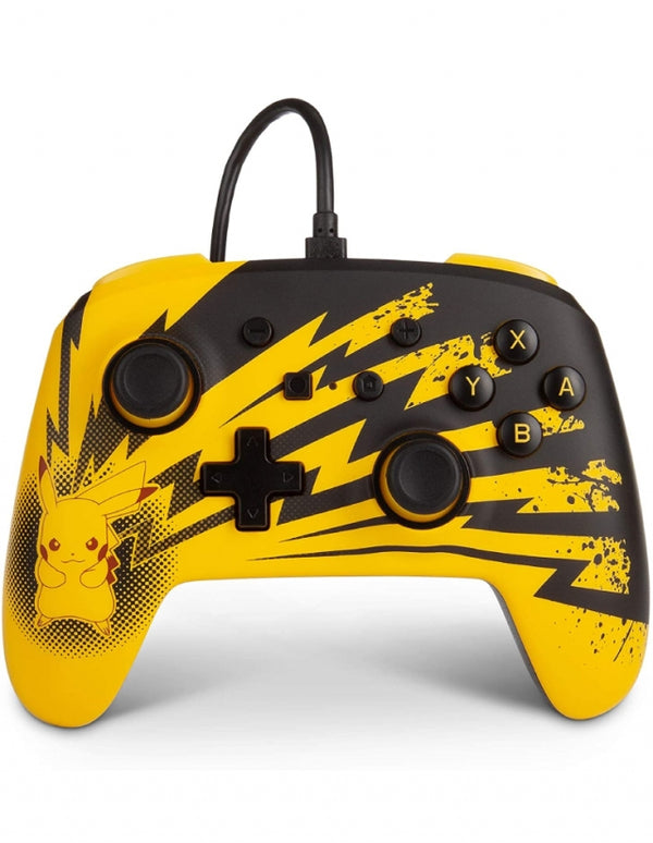 Controller per Nintendo Switch PowerA Wired Pikachu Lightning (custodia danneggiata)