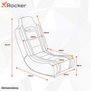 Gaming-Stuhl Playstation X-Rocker Geist 2.0 Floor Schwarz,Blau