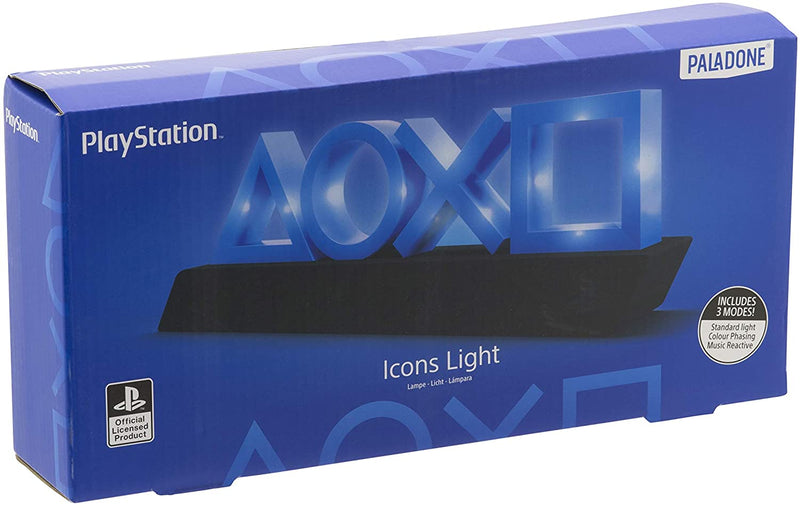 Paladone PlayStation 5 Icons Lampe (blaues Licht)
