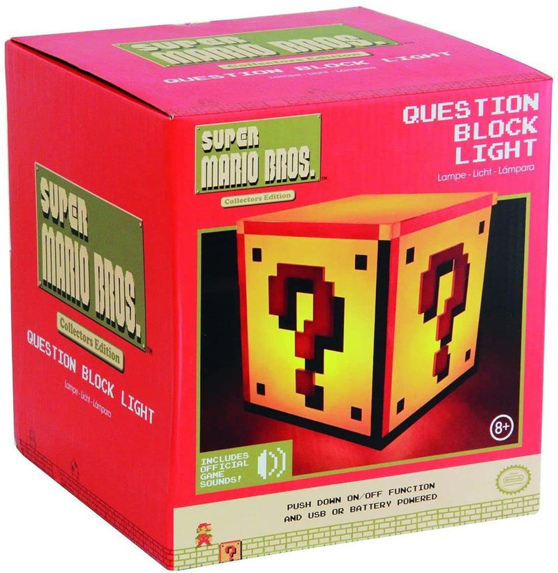 Lampe Super Mario Bros Question Block Light Veilleuse