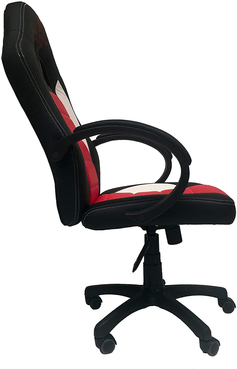 Ultimativer Gaming-Stuhl Stier Schwarz, Rot, Weiß