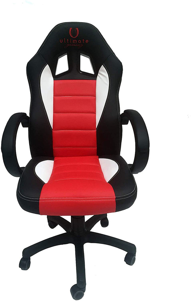 Cadeira Ultimate Gaming Taurus Preto,Vermelho,Branco