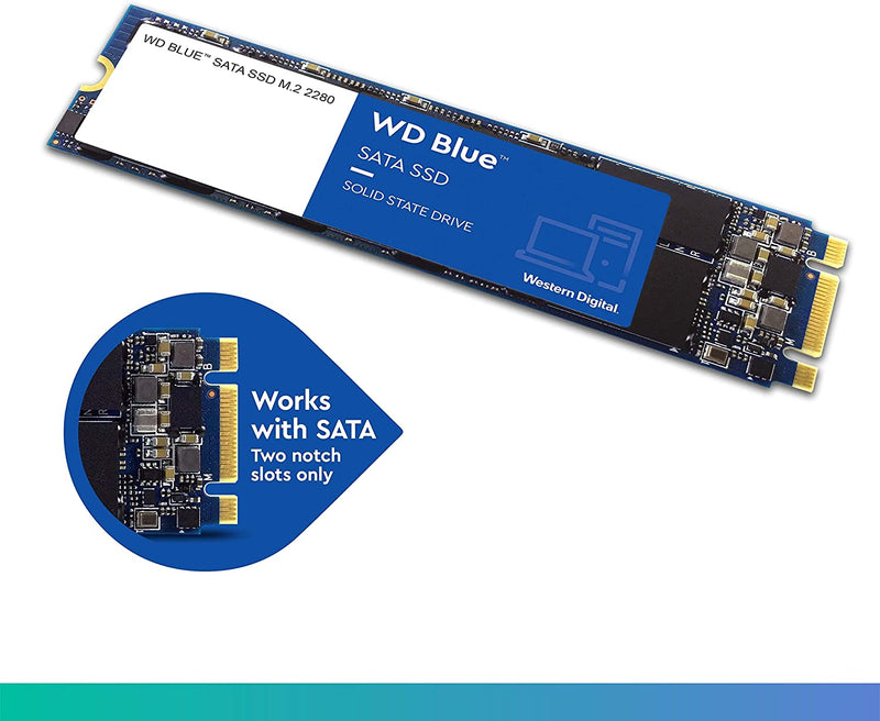 SSD Western Digital Bleu 2 To M.2 2280 3D NAND SATA