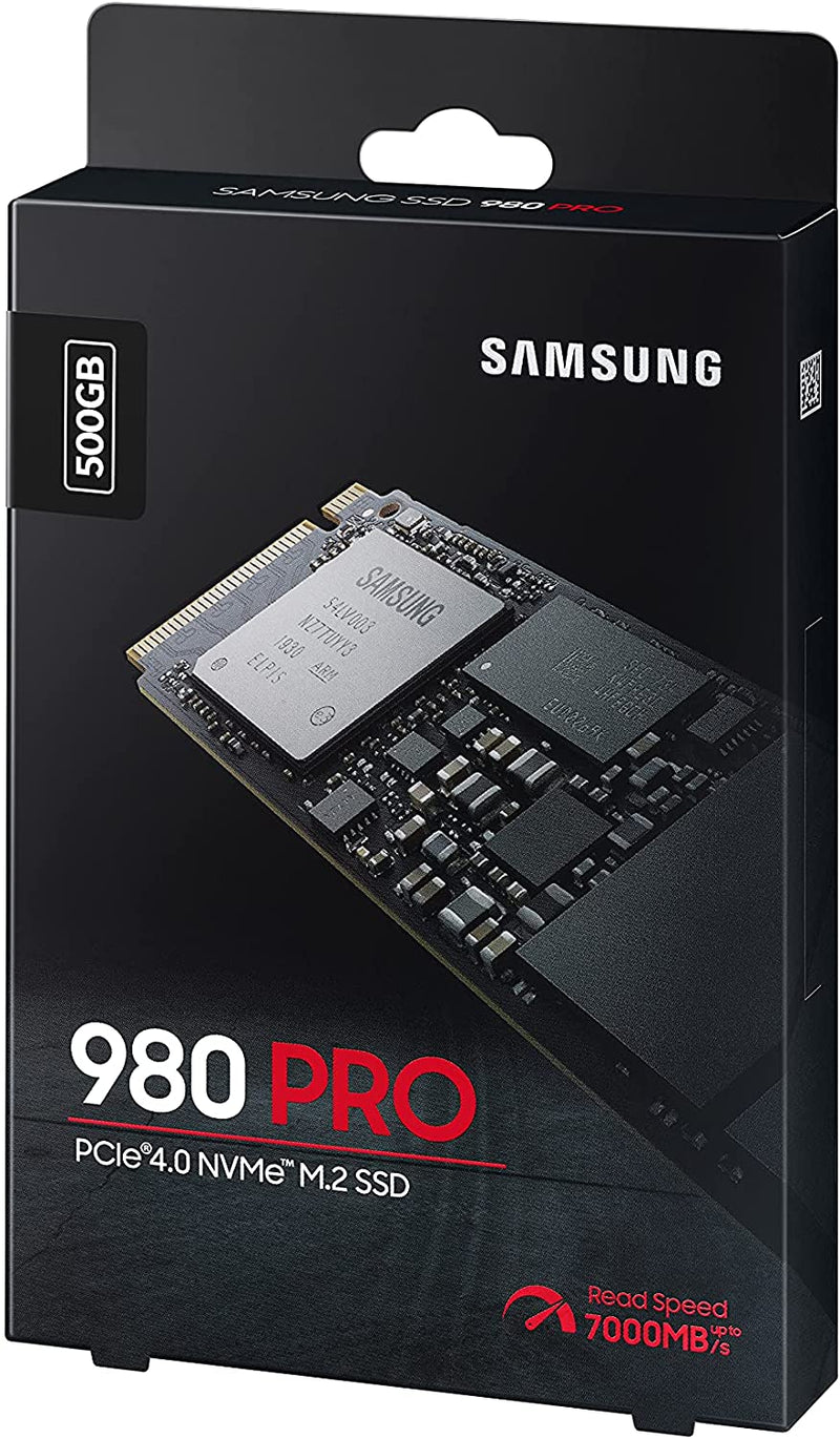 SSD Samsung 980 PRO 500GB M.2 2280 MLC V-NAND NVMe PCIe 4.0 (6900Mb/s) Compatible con PS5