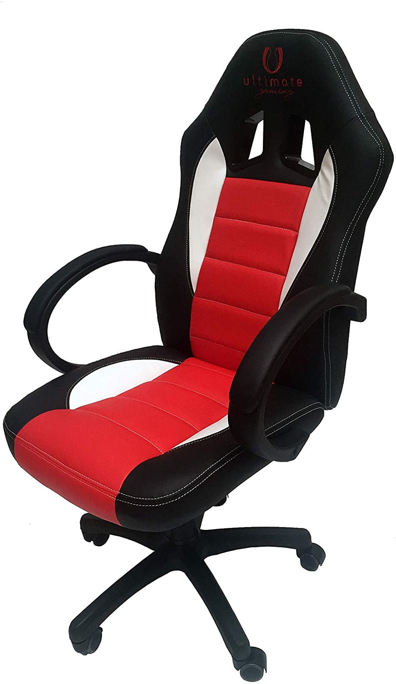 Ultimate Gaming Chair Taurus Noir, Rouge, Blanc