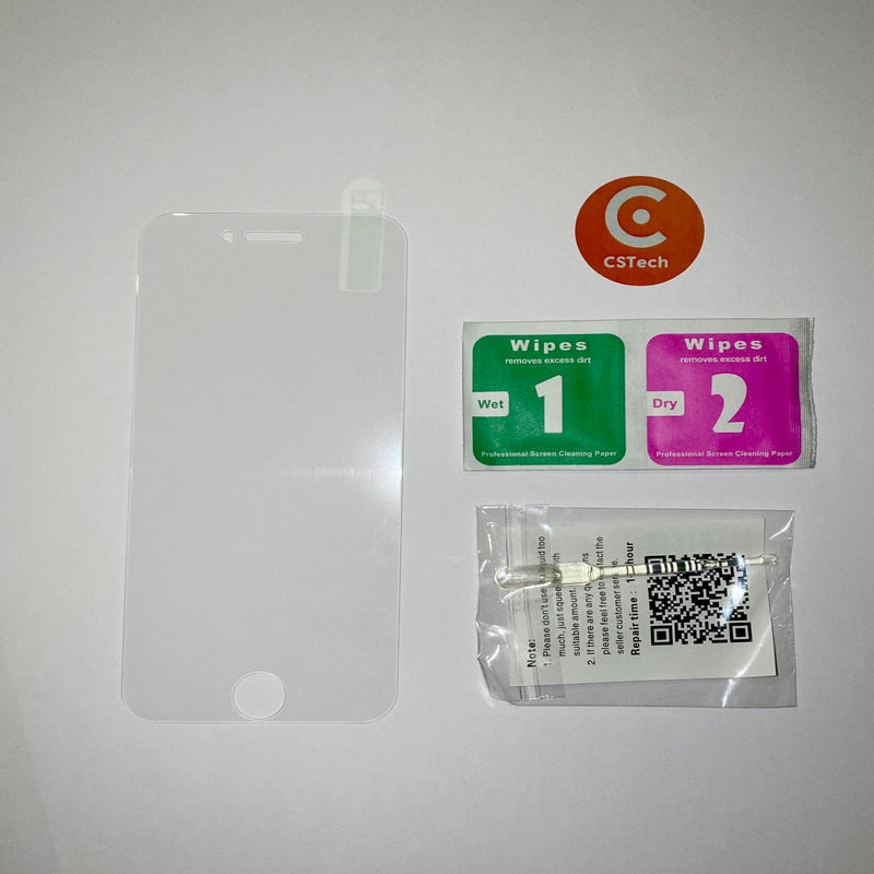 Protecteur d'écran en verre trempé iPhone 6/6S/7/8/SE 2020 Transparent