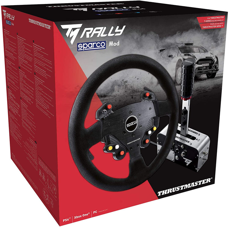 Thrustmaster Lenkrad + Handbremse/Schalthebel TM Rally Race Gear Sparco Mod Kit