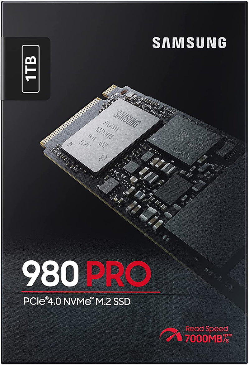 SSD Samsung 980 PRO 1TB M.2 2280 MLC V-NAND NVMe PCIe 4.0 (7000Mb/s) PS5 Compatível