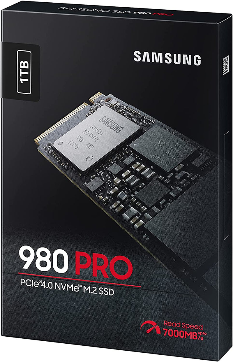 Samsung SSD 980 PRO 1TB M.2 2280 MLC V-NAND NVMe PCIe 4.0 (7000Mb/s) PS5 Compatible