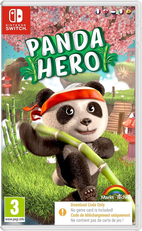 Jogo Panda Hero (Código na Caixa) Nintendo Switch