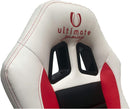Ultimate Gaming Chair Stier Weiß, Schwarz, Rot