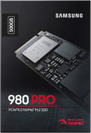 SSD Samsung 980 PRO 500GB M.2 2280 MLC V-NAND NVMe PCIe 4.0 (6900Mb/s) Compatible con PS5