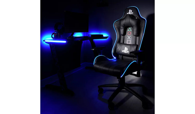 Cadeira Gaming Playstation X-Rocker AMAROK (2020) Preto