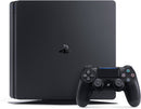 Sony PlayStation 4 PS4 Slim Schwarz 500 GB + zusätzlicher DualShock 4-Controller