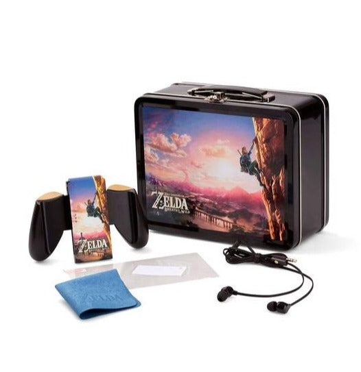 PowerA Zelda:Breath of the Wild Climbing Link Nintendo Switch Lunch Box Kit (Contenu uniquement, pas de boîte)