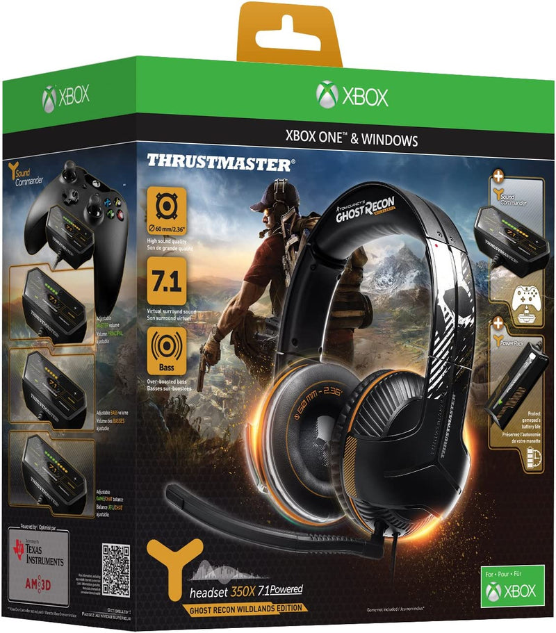 Cuffie da gioco Thrustmaster Y350X 7.1 potenziate Ghost Recon Wildlands Edition per Xbox/PC