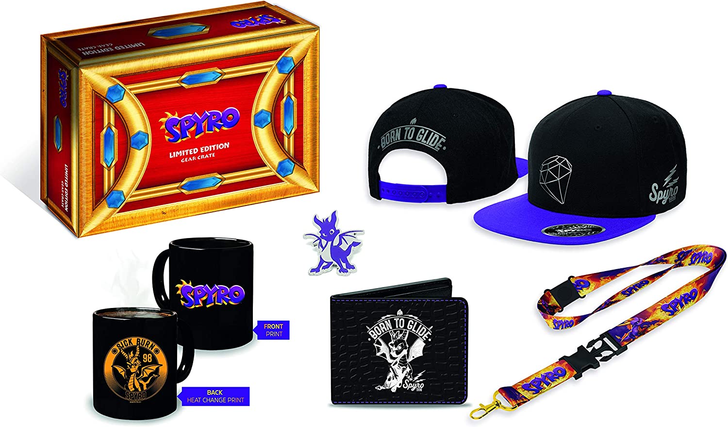 Spiro Merch Big Box Spyro Limited Edition Gear Crate