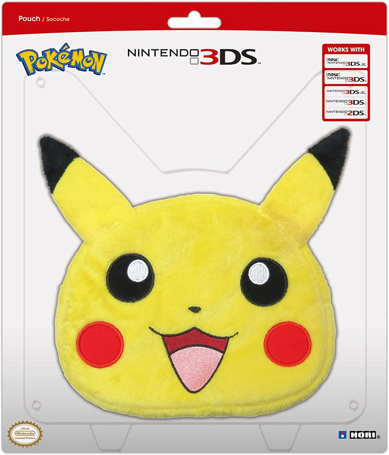 Custodia in peluche Hori Pikachu per Nintendo 3DS XL / 2DS