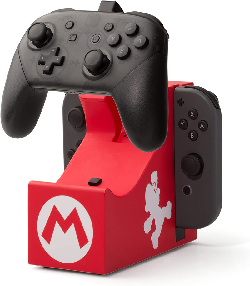 Caricabatterie Joy-Con e dock di ricarica per controller Pro Super Mario Nintendo Switch