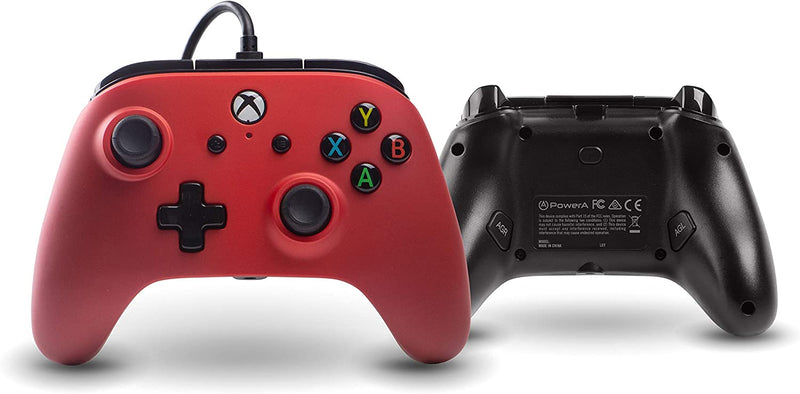 Controlador PowerA con cable Crimson Fade (Xbox One/Series X/S/PC)
