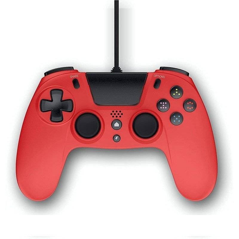 Gioteck VX-4 Mando con cable PS4 Rojo