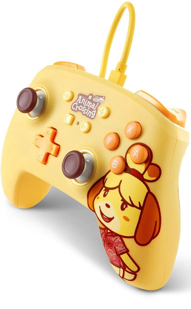 Controller cablato ufficiale PowerA Animal Crossing Isabelle Nintendo Switch