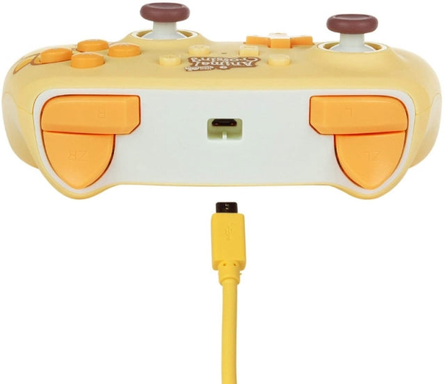Comando Oficial PowerA com fios Animal Crossing Isabelle Nintendo Switch