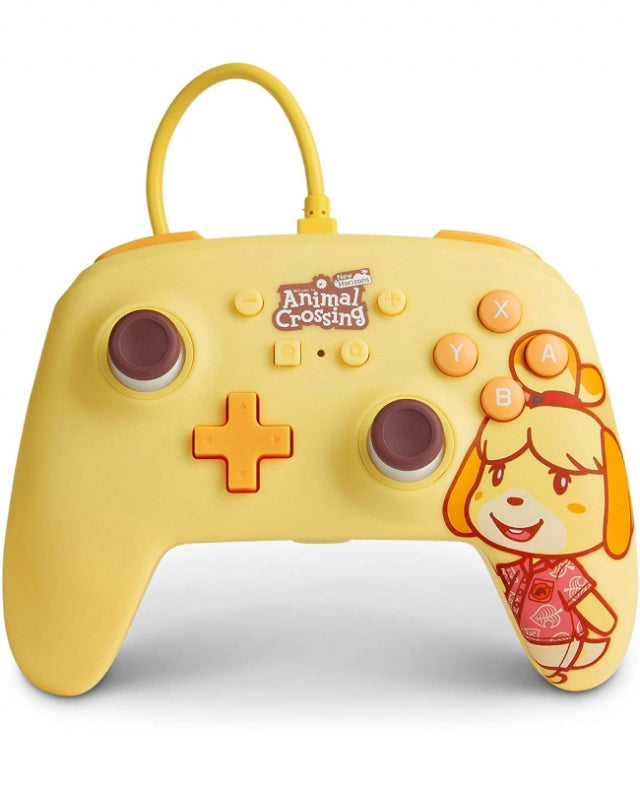 Mando oficial PowerA Wired Animal Crossing Isabelle Nintendo Switch