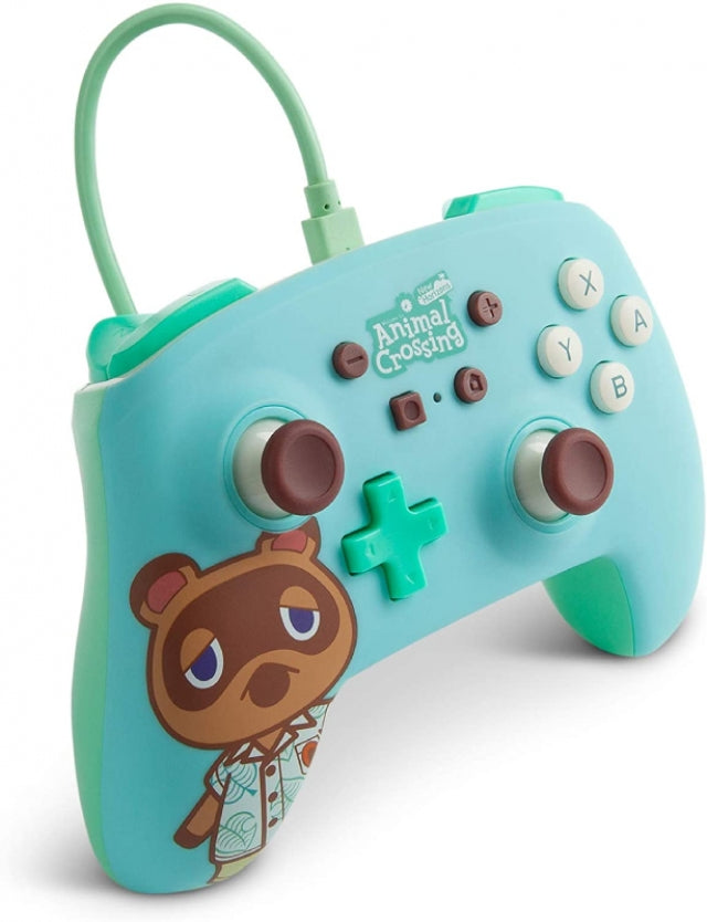 Controller cablato ufficiale PowerA Animal Crossing Tom Nook Nintendo Switch