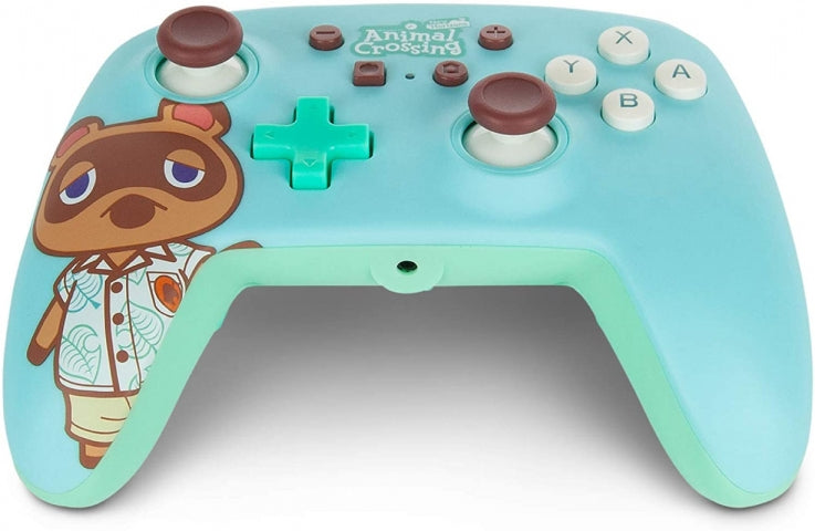 Comando Oficial PowerA com fios Animal Crossing Tom Nook Nintendo Switch