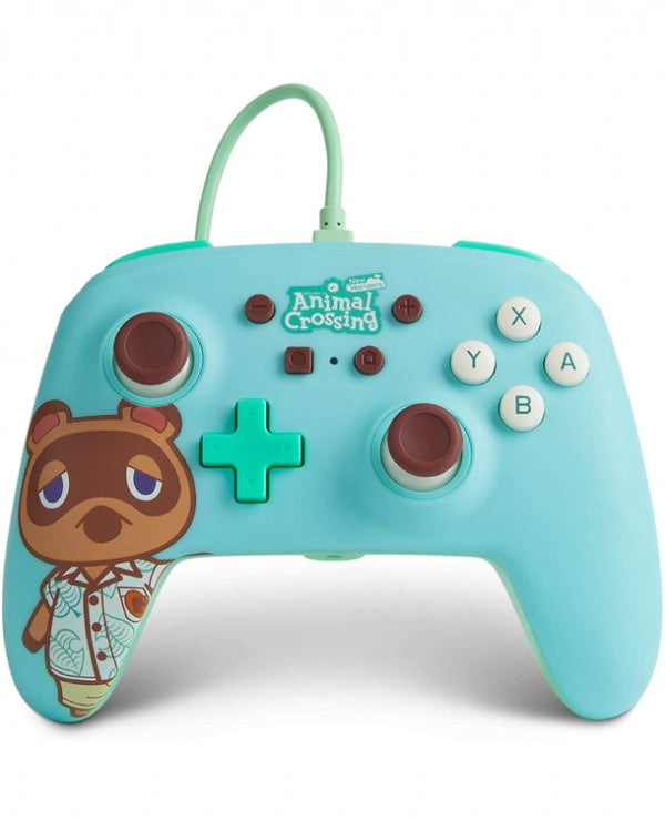 Animal Crossing Tom Nook Nintendo Switch Official PowerA Wired Controller