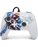 Comando Oficial PowerA com fios Metroid Dread Nintendo Switch (Caixa Danificada)