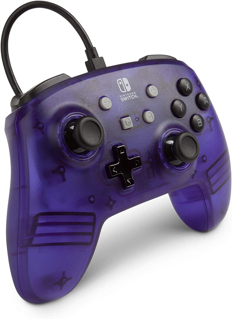 Controller cablato ufficiale PowerA Purple Frost Nintendo Switch