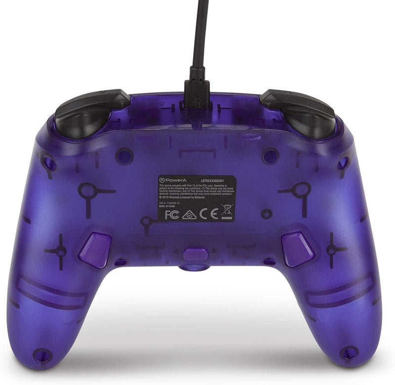 Manette Filaire PowerA Officielle Nintendo Switch Purple Frost