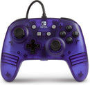 Mando con cable PowerA oficial de Nintendo Switch Purple Frost