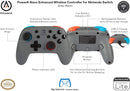 PowerA Wireless Controller Nano Grey Nintendo Switch