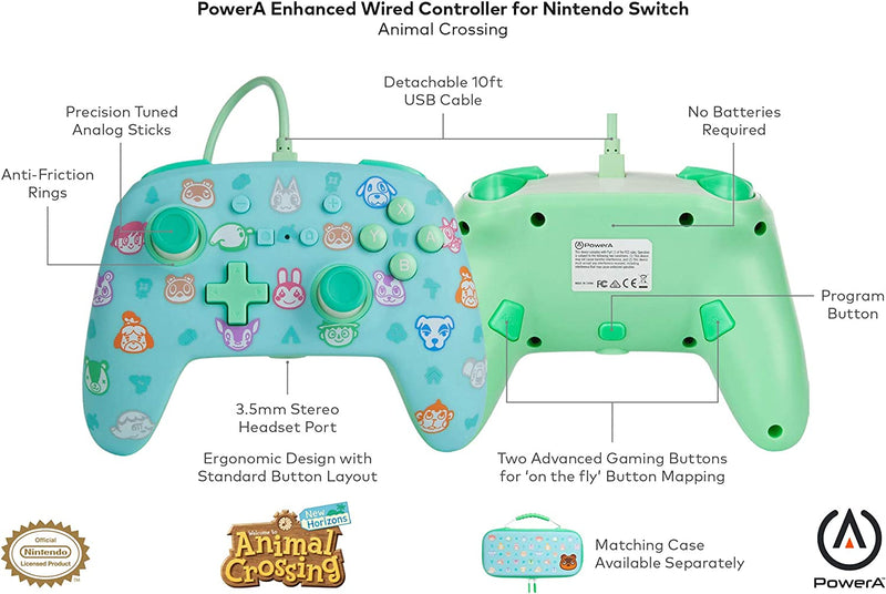 Animal Crossing New Horizons Manette Filaire PowerA Nintendo Switch
