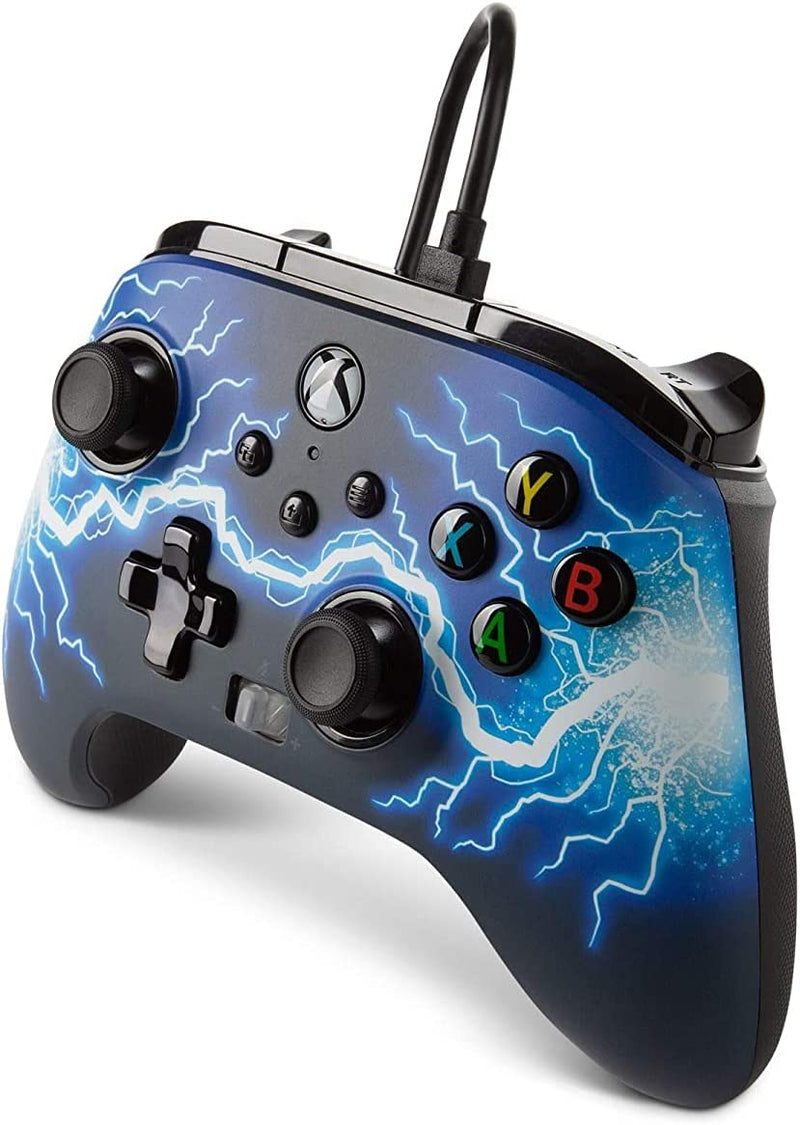 Comando PowerA com fios Arc Lightning (Xbox One/Series X/S/PC)