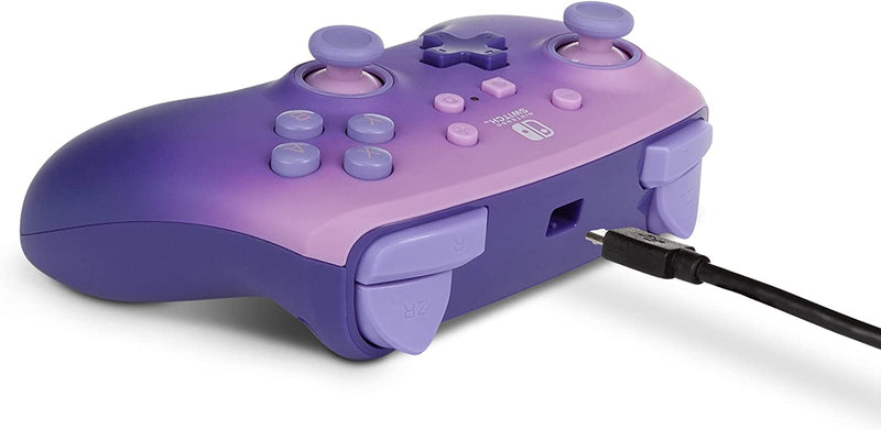 Mando con cable PowerA Lilac Fantasy Nintendo Switch