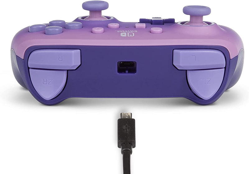 Mando con cable PowerA Lilac Fantasy Nintendo Switch