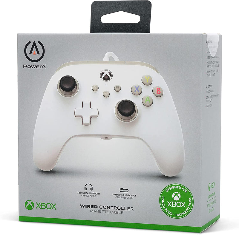 Controller PowerA con cavi OPP Bianco (Xbox One/Series X/S/PC)