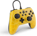 Kabelgebundener PowerA Controller Pikachu Silhouette Gelber Nintendo Switch