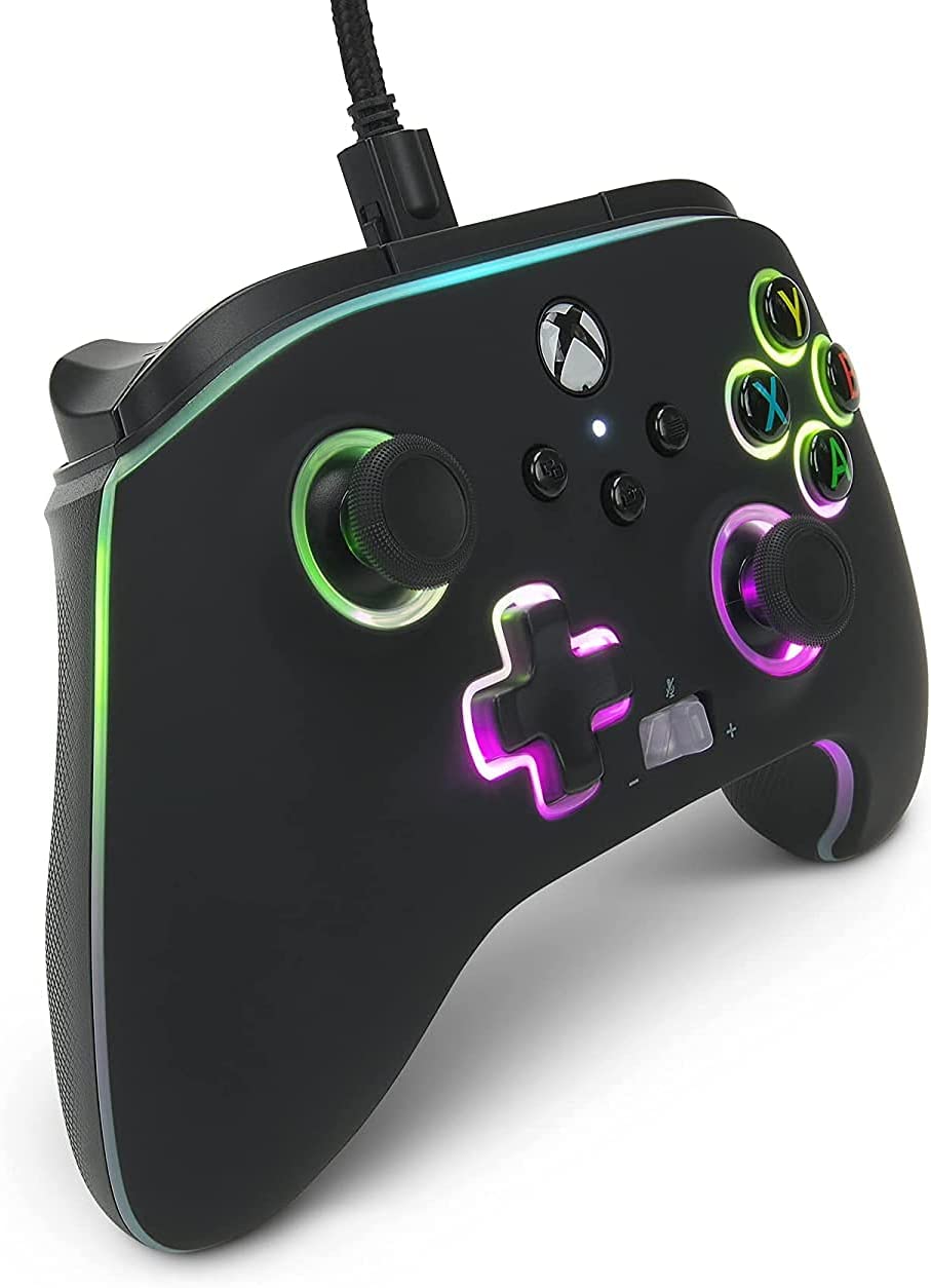 Comando Xbox Pc Comando PowerA com fios Spectra Infinity (Xbox One/Series X/S/PC)
