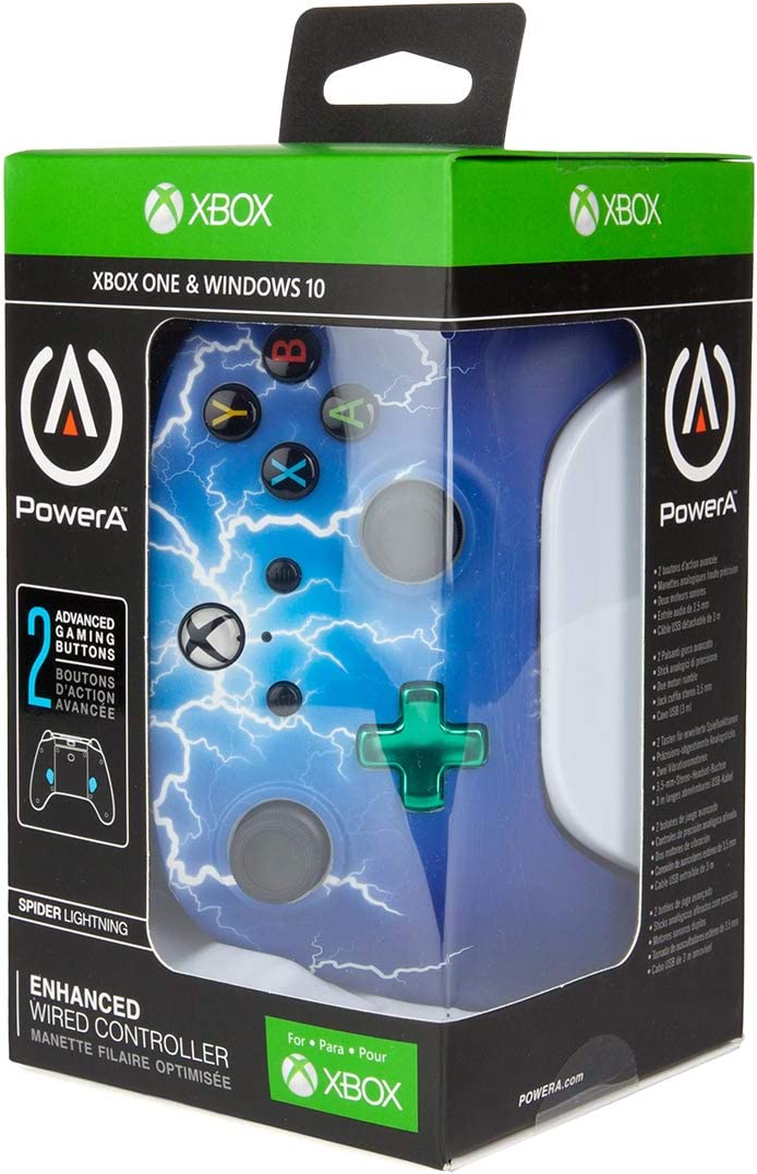 Comando PowerA com fios Spider (Xbox One/Series X/S/PC)