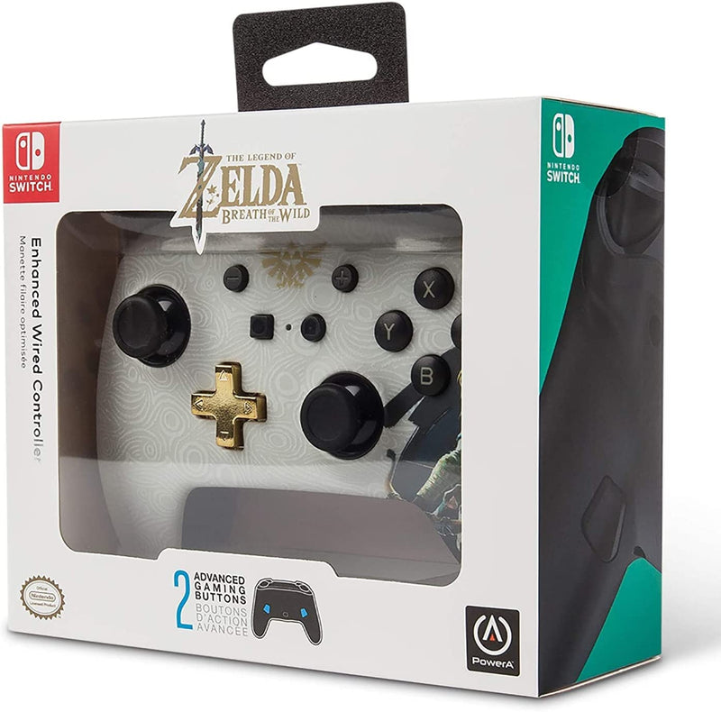 Mando PowerA con cable de The Legend of Zelda:Link Nintendo Switch