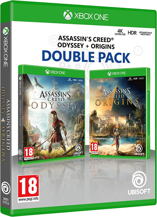 Assassin's Creed Odyssey Game + Origins Double Pack Xbox One