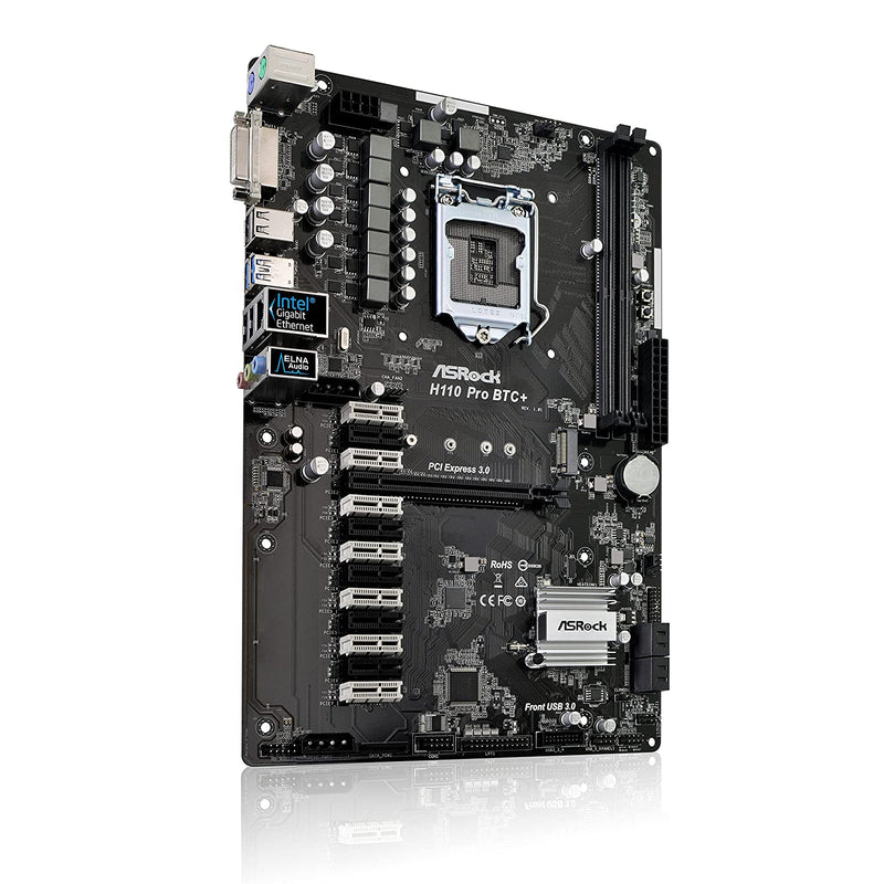 Motherboard ASROCK H110 Pro BTC+ (Socket LGA1151 - Intel H110 - ATX )