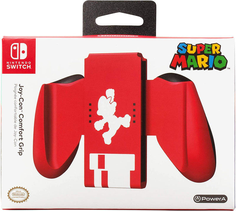 Joy-Con PowerA Comfort Grip Mario Classic Nintendo Switch (sans boîte)