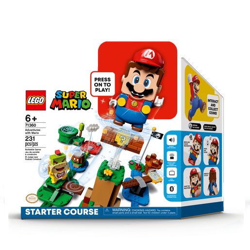 LEGO Super Mario:Adventures with Mario - Starter Pack (231 Pieces)