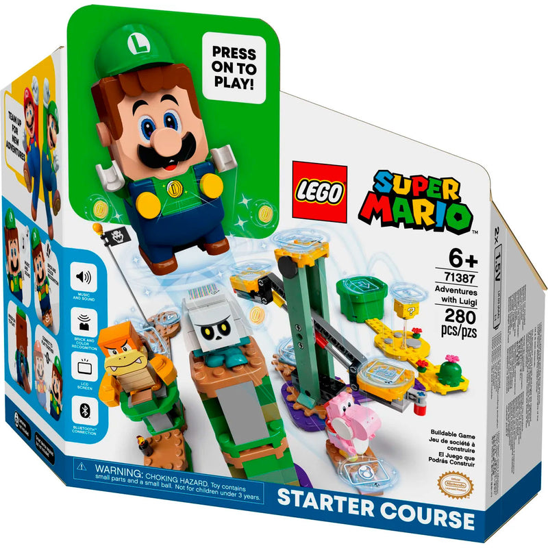 LEGO Super Mario:Starter Pack - Aventures avec Luigi (280 pièces)
